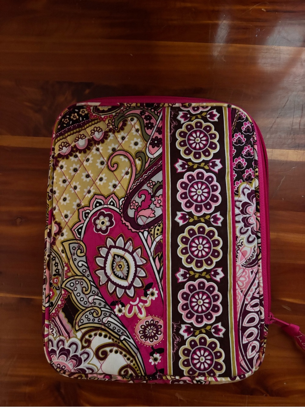 Vera Bradley Pink Paisley Quilted Tablet Sleeve